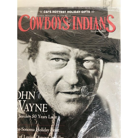 Cowboys & Indians Magazine John Wayne December 2005 Louis L’Amour New - Picture 2 of 5